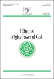 I Sing the Mighty Power of God SATB choral sheet music cover Thumbnail